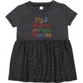 thumbnail image 3 of Inktastic Grammy and Pappy Love Me Girls Baby Dress, 3 of 5