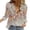 514_Orange, variant on KALE V Neck Long Sleeve Shirts for Women Roll Up Down Blouses Tops Business Casual Tops Dark Green