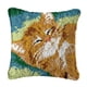 thumbnail image 2 of Kits de aguja de lengüeta para funda de cojín, patrón de animales, costura bonita, gancho de lengüeta, hilo artesanal, ganchillo para principiantes en C BLESIY Funda de almohada DIY, 2 of 8