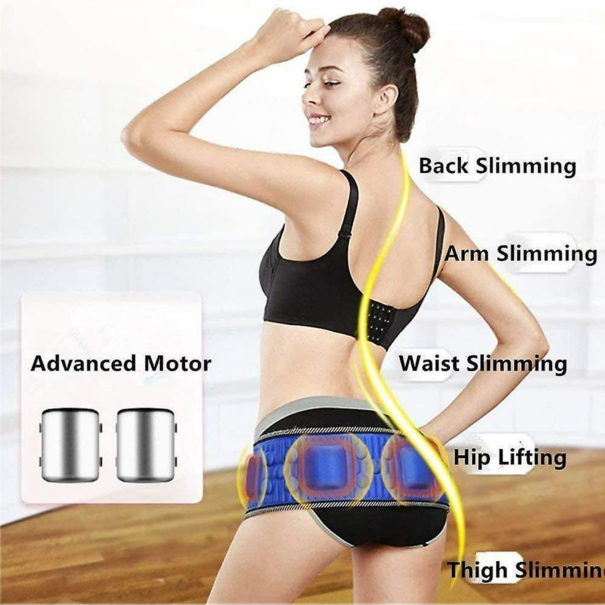 Ceinture Electrique Amincissante Bruleur de Graisse Ventre Perte de Poids Vibrant Forme Corporelle Exercice Massage Fitness Walmart