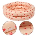 thumbnail image 1 of HOOWIFFY Blow Up Kiddie Pool Beige Inflatable for Easy Setup and Foldable Storage, 1 of 6
