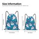 thumbnail image 2 of Fotbe Swan On The Pond Bolsa Mochila con Cordón Estampada, Bolsa de Gimnasio Deportiva, Bolsa Cinch, Bolsa con Cordón para Hombres y Mujeres-Small, 2 of 6
