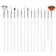 thumbnail image 1 of Nail Art Dotting Painting Dibujo Polaco Pinceles Decoraciones - Blanco Sunnimix cepillo de uñas de arte de uñas, 1 of 3