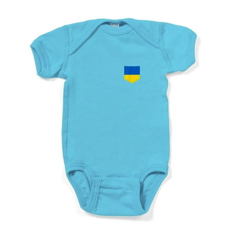 

CafePress - Ukraine Flag With Printed Ukrainian Flag Body Suit - Cute Infant Bodysuit Baby Romper