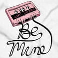 thumbnail image 2 of Retro Mixtape Be Mine Valentine Womens Fitted Plus Size Graphic Tee Brisco Brands 3X, 2 of 5