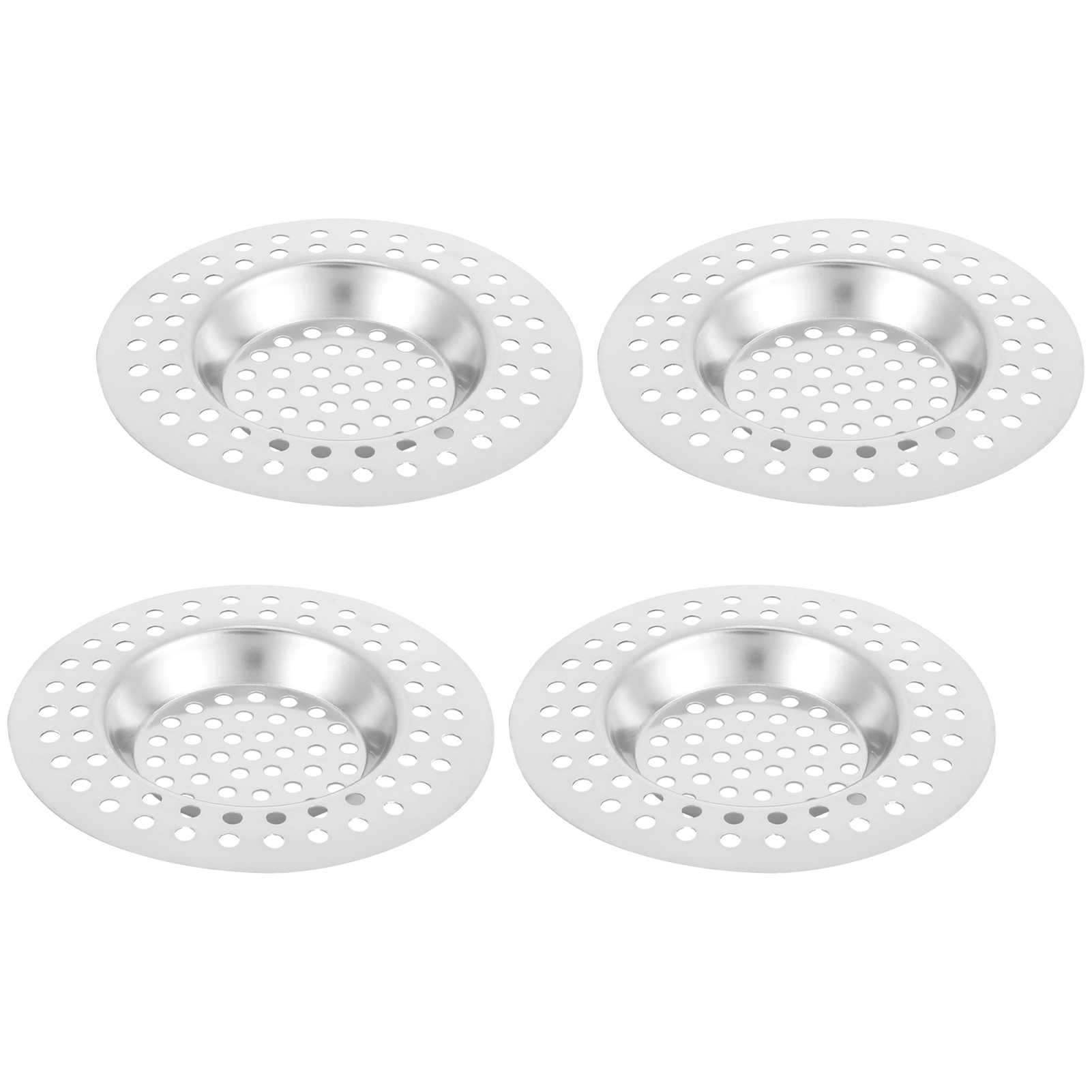 AkoaDa 4 Pcs Stainless Steel Kitchen Sink Strainer Shower Drain Cover