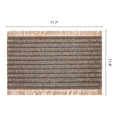 thumbnail image 6 of Unique Bargains 6pcs Woven Placemats with Tassels Black 17.7"x11.8", 6 of 6
