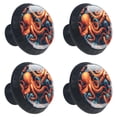 thumbnail image 2 of 4 Pcs Octopus Knobs for Kitchen Cabinet Cupboard Dresser Bookcase Drawer Pulls Handles Round Home Decor, 2 of 8