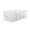 B, variant on Lume Wear Clear Refrigerator Storage Bins with Removable Dividers a Stackable Organizer for Pantry Cabinets and Kitchen Countertops. Adjustable Partitions for Snacks Spices and Small Packets