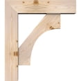 thumbnail image 3 of Ekena Millwork 7 1/2"W x 30"D x 34"H Westlake Block Smooth Bracket w/ Offset Brace, Douglas Fir, 3 of 25