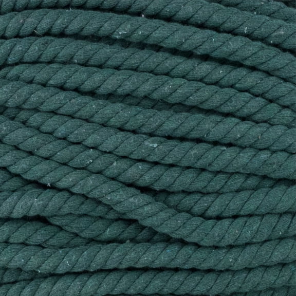 Super Soft 3 Strand Twisted Cotton Rope - Multiple Colors to Choose from in Various Diameters and Lengths