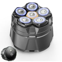 Prozing Head Shaver for Bald Men, Magnetic Electric Razor with LED Display, Rechargeable Cordless Shaver