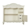 thumbnail image 5 of Evolur Aurora Hutch and Bookcase, Ivory Lace, 5 of 9