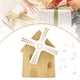 thumbnail image 4 of Caja de música de cuerda como artículo de colección, mecánica, decoración creativa del hogar, de casa de madera, regalo para el Día d, 4 of 8