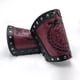 thumbnail image 3 of Brazales de brazo Colco Punk cuero PU rojo para hombres y mujeres, 3 of 8