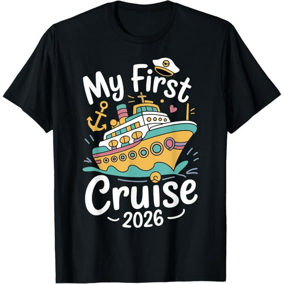 My First Cruise 2026 Family Vacation Trip Ship Matching T-Shirt TShirt