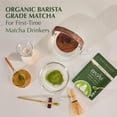 thumbnail image 3 of Encha Matcha Powder Barista Grade Latte Organic Matcha Powder – 100% Japanese Matcha Green Tea Powder for Lattes & Everyday Culinary Recipes, Smooth Milk-Friendly Blend, Unsweetened, 500g /17.64 oz, 3 of 9