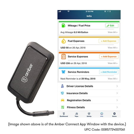 Amber Connect - AMB3653G Wired GPS Asset Tracking Device