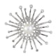 thumbnail image 1 of Broche de decoración de cristal de flor de con , alfiler de terreapa, joyería nupcial para boda Plata, 1 of 6