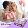 thumbnail image 2 of Gift for Wife, I Love You Gifts for Her, Wife Birthday Gift Ideas, for Women, Wife Blanket, Wife Gifts from Husband for Christmas/Valentines Day, 50" x60, 2 of 5