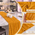 10 Pack Cheesecloth Table Runner 22 X 120 Inch Boho Gauze - Walmart.com