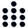 thumbnail image 4 of Conjunto de cubierta de micrófonos con muff de mufe de 10x micrófono de micrófono de la solapa de cancelación del para grabar entrevistas podcasting Negro, 4 of 10
