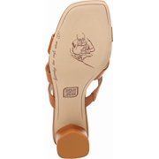 Franco Sarto Women's Flexa Carly Heeled Slide Sandal Tan Brown 9M