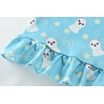thumbnail image 5 of FEDPOP Girl Nightgowns Dresses Long Sleeve Sleep Dress Sleepwear Blue Clothes for Kids Size 7-8 Year, 5 of 7