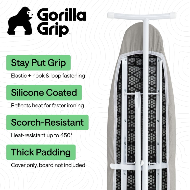 Gorilla Grip Ironing Board Cover, Heat Resistant, Silicone Coated photo 2