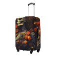 thumbnail image 2 of Haiem Vintage Floral Skull Luggage Cover Printed Suitcase Covers for Luggage Elastic Washable Suitcase Protector Fits 18-32 Inch Luggage-Large, 2 of 8