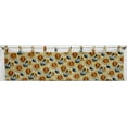 thumbnail image 1 of Harvest Sunflowers Tab Top Curtains (Unlined) (24 Inch Long Two Curtain Panels), 1 of 2