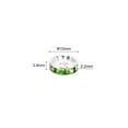 thumbnail image 2 of Unique Bargains 10mm Spacer Beads, 100pcs Bead Spacers Rhinestone Round Bulk Beads for Jewelry Making, Green, 2 of 5