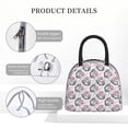 thumbnail image 4 of Rateoe Poodle Dog Pattern Lunch Bag Women, Lunch Box, Lunch Bag, Small Leakproof Lunch Tote Large Capacity Reusable Insulated Cooler Lunch Container, 4 of 6
