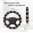 thumbnail image 3 of Balery USA Bald Eagle Fundas elásticas antideslizantes para volante, funda protectora universal para hombre y mujer, 15 pulgadas, accesorios para coche., 3 of 6