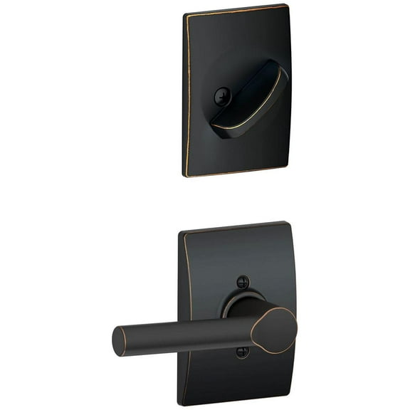 Schlage F59-Brw-Cen Broadway Single Cylinder Interior Pack - Bronze