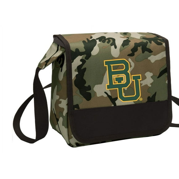CAMO Baylor University Lunch Bag Stylish OFFICIAL Baylor CAMO Lunchbox Cooler for School or Office - Men or Women