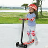 Fashion Kick Scooter For Kids 3 Wheel Scooter Lean To Steer 4 Adjustable Height Glider Ride On PU Flashing Wheels for Children 3-10 Year Old BTC
