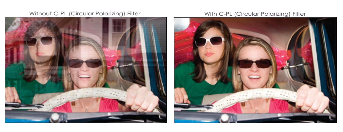 C-PL (Circular Polarizer) Multicoated | Multithreaded Glass Filter (43mm) For Canon VIXIA HF M400 - image 3 of 4