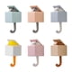 thumbnail image 1 of Animal Wall Hooks Adhesive Wall Mount Tail Shape For Hats Bags And Accessories Hanging Decor, 1 of 4