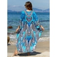 thumbnail image 5 of Caftan dresses for Women Stylish Kaftan Plus Size Beach Cover up Soft Loungewear, 5 of 7