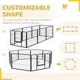 thumbnail image 4 of PawHut 8 Panel Heavy Duty Dog Playpen 23.5" Height for Small Medium Dogs, 4 of 10