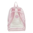 thumbnail image 7 of Eastsport Multi-Purpose Clear Backpack with Front Pocket, Adjustable Straps, Rose Sand, 7 of 7