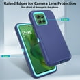 thumbnail image 5 of Asuwish Compatible with Motorola Moto G Play 2025 / Moto G Power 2025 Phone Case Hybrid Rugged Shockproof Hard Protective Drop Proof Full Body Heavy Duty Mobile Cell Cover for Women Men Blue, 5 of 8