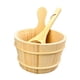 thumbnail image 1 of Juego de cubos de madera para sauna, accesorios de baño, gran capacidad, 5 L, multiusos, herramienta de baño con para spa, piscina, 1 of 9