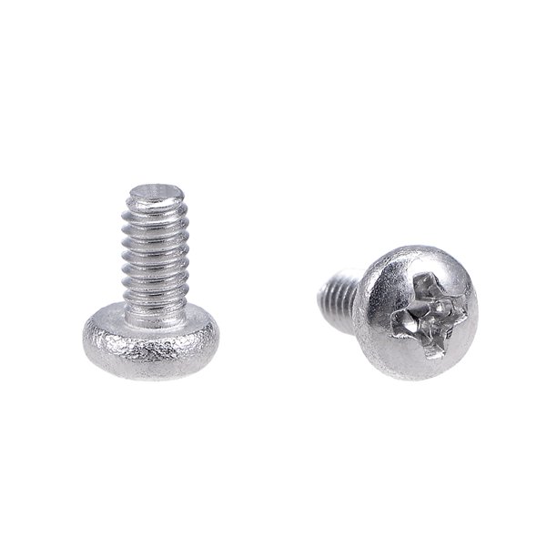 Tornillos de máquina de cabeza pan M2x4mm Unique Bargains Sujetadores Tornillos 100Pcs