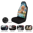 thumbnail image 7 of chaqlin Car Seat Covers Front Seat Only Funny Capybara Bucket Seat Cover Car Accessories Universal fit for Most Vehicles, 7 of 7