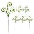 thumbnail image 3 of Accesorios para coronas festivas Palillos de bastón de caramelo navideños Adornos de piruleta rizada de lana para árbol de Navidad Juego de 6 para rellenar jarrones de hogar, 3 of 5