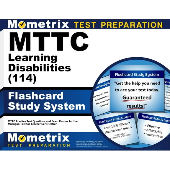Mttc Learning Disabilities (114) Flashcard Study System : Mttc Practice Test Questions and Exam Review for the Michigan Test for Teacher Certification (Cards)