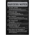 thumbnail image 2 of Success Notes Inspirational Canvas Wall Art Motivational Entrepreneur Quotes Poster Print Modern Inspiring Picture Painting Frame Artwork for Living Room Office Home Wall Decor 12x18, 2 of 6