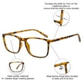 thumbnail image 4 of OCCI CHIARI Men's Reading Glasses 1.5 Square Readers 1.0 1.25 1.5 1.75 2.0 2.25 2.5 2.75 3.0 3.5 4.0 5.0 6.0(Tortoise 1.50)with Acrylic Lens, 4 of 6